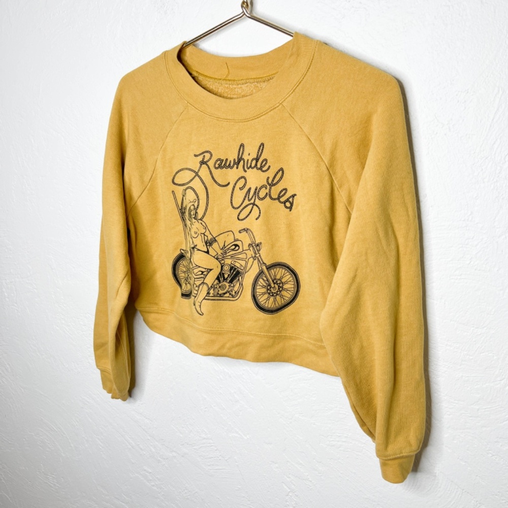 Rawhide Cycles | Rawhide Rodeo Queen Crop Crewneck Medium - Picture 4 of 8